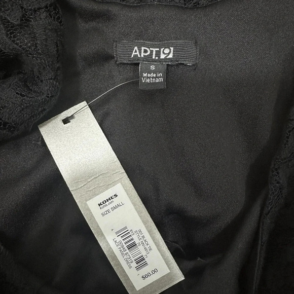 NWT APT. 9 sleeveless black lace lined Shesth dress formal cocktail dress - Picture 6 of 8
